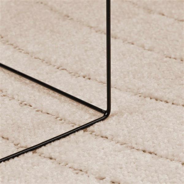 Grote foto vidaxl vloerkleden rechthoekig palmeras beige 280 x 200 cm polyester huis en inrichting vloerbedekking en kleden