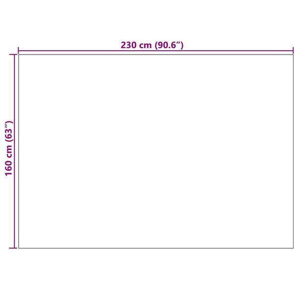 Grote foto vidaxl vloerkleden rechthoekig palmeras beige 230 x 160 cm polyester huis en inrichting vloerbedekking en kleden