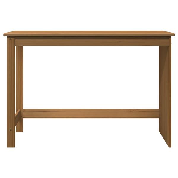 Grote foto vidaxl bureau honingbruin 112 x 50 x 75 cm massief vurenhout huis en inrichting stoelen