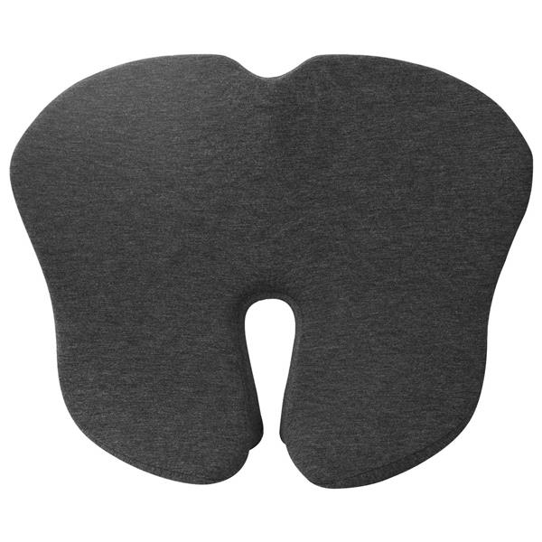 Grote foto vidaxl hoofdkussen met kussen donkergrijs 50 x 43 x 10 cm katoen huis en inrichting woningdecoratie