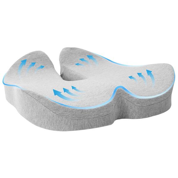 Grote foto vidaxl hoofdkussen met kussen lichtgrijs 50 x 43 x 10 cm katoen huis en inrichting woningdecoratie