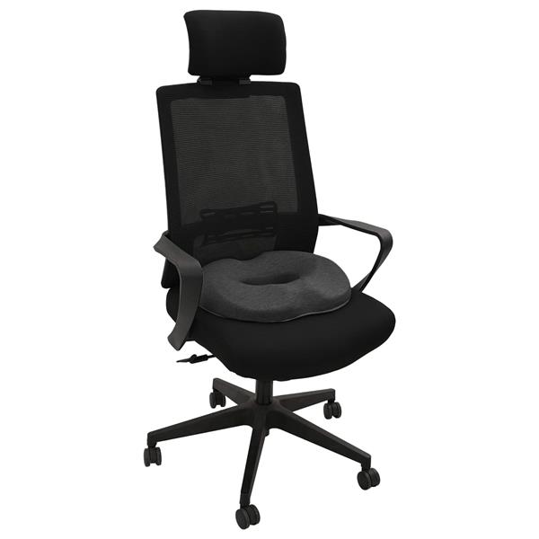 Grote foto vidaxl zitkussen nkleurig donkergrijs 42 x 36 5 x 8 cm traagschuim huis en inrichting woningdecoratie