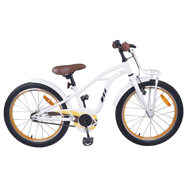 Grote foto vidaxl kinderfiets 22 inch voor 7 12 jaar oud wit fietsen en brommers herenfietsen