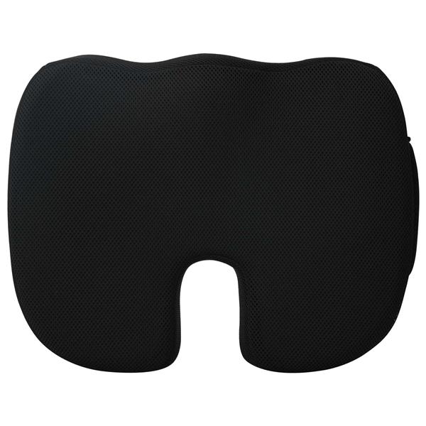 Grote foto vidaxl zitkussen nkleurig zwart 47 x 36 5 x 8 cm traagschuim huis en inrichting woningdecoratie