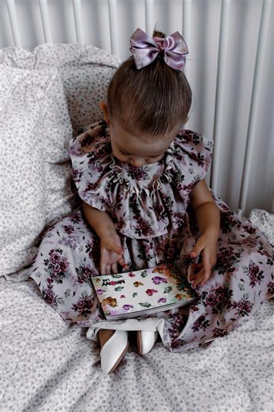 Grote foto zomer jurk lovely meadow 110 116 kinderen en baby overige