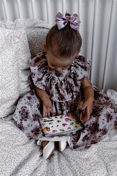 Grote foto zomer jurk lovely meadow 110 116 kinderen en baby overige