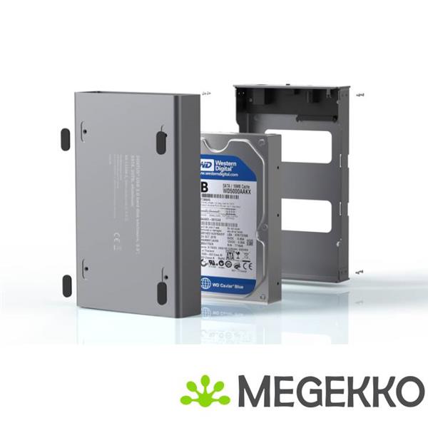 Grote foto digitus da 71106 1 behuizing voor opslagstations hdd behuizing aluminium 2.5 3.5 computers en software behuizingen en kasten