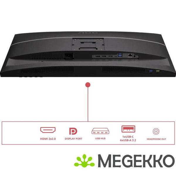 Grote foto aoc professional u27e4cv 27 4k ips monitor computers en software overige computers en software