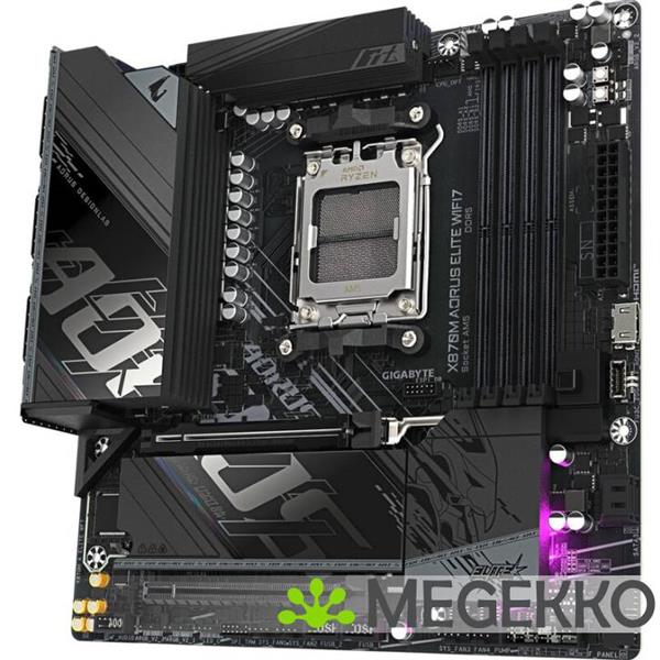 Grote foto gigabyte x870m aorus elite wifi7 computers en software moederborden