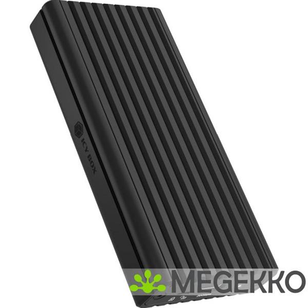 Grote foto icy box ib 1917m c32a sdd behuizing zwart m.2 computers en software behuizingen en kasten