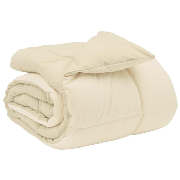 Grote foto vidaxl winter dekbed gekwilt cr me 220 x 260 cm microfiber huis en inrichting bedden