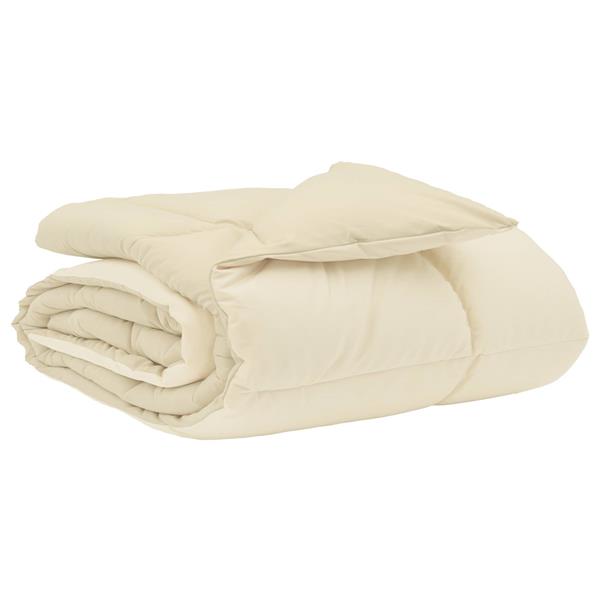 Grote foto vidaxl zomer dekbed gekwilt cr me 220 x 260 cm microfiber huis en inrichting bedden