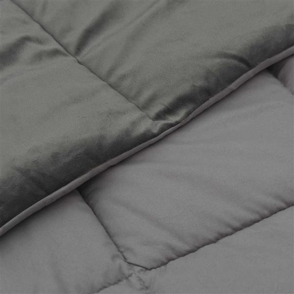 Grote foto vidaxl zomer dekbed gekwilt lichtgrijs 140 x 200 cm microfiber huis en inrichting bedden