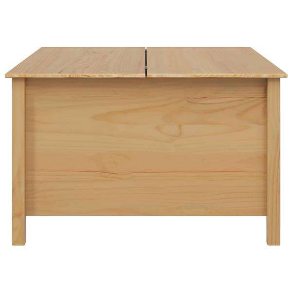 Grote foto vidaxl salontafel met lade hill honingbruin 79.5 x 79.5 x 49 cm huis en inrichting eettafels