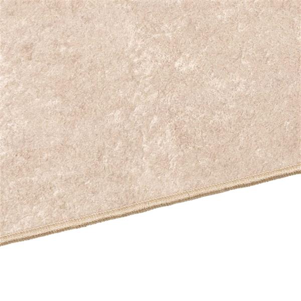 Grote foto vidaxl vloerkleedloper marsa cr me 200 x 100 cm polyester en pvc huis en inrichting vloerbedekking en kleden