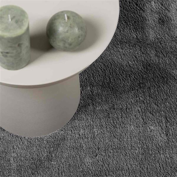 Grote foto vidaxl vloerkleden rechthoekig huarte antraciet 300 x 80 cm polyester huis en inrichting vloerbedekking en kleden