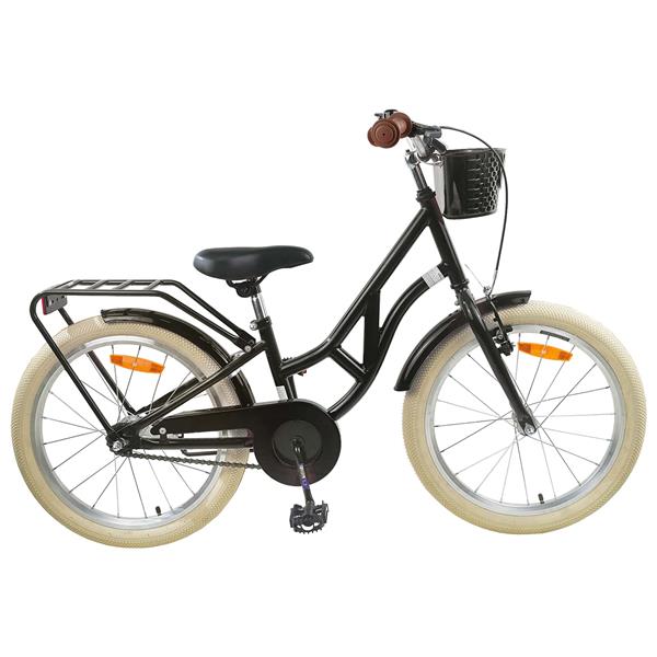 Grote foto vidaxl kinderfiets 20 inch voor 6 11 jaar oud zwart fietsen en brommers herenfietsen