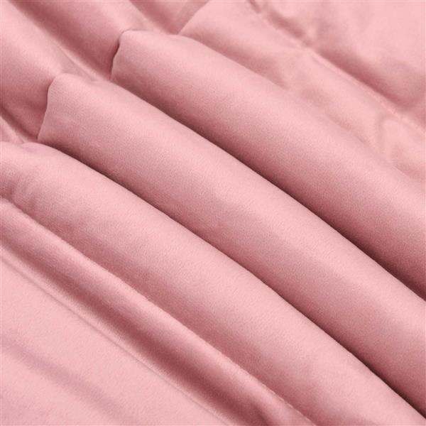 Grote foto vidaxl zomer dekbed gekwilt roze 140 x 220 cm microfiber huis en inrichting bedden
