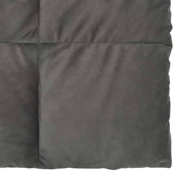 Grote foto vidaxl zomerdekbed gekwilt lichtgrijs 220 x 240 cm microfiber huis en inrichting bedden