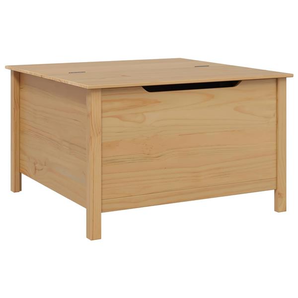 Grote foto vidaxl salontafel met lade hill honingbruin 79.5 x 79.5 x 49 cm huis en inrichting eettafels