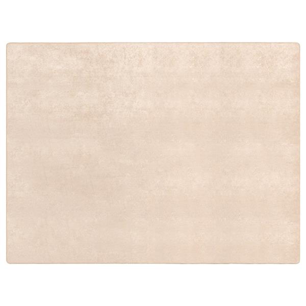 Grote foto vidaxl vloerkleedloper marsa cr me 400 300 cm polyester en pvc huis en inrichting vloerbedekking en kleden