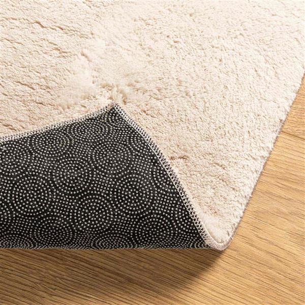 Grote foto vidaxl vloerkleden rechthoekig huarte beige 750 x 80 cm polyester huis en inrichting vloerbedekking en kleden