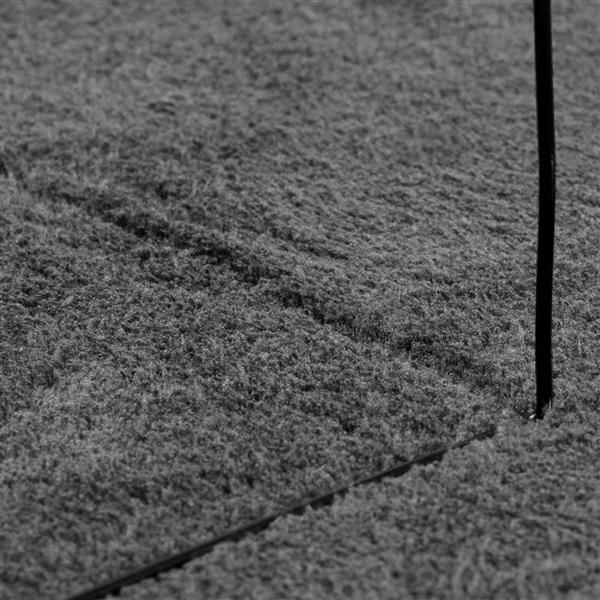 Grote foto vidaxl vloerkleden rechthoekig huarte antraciet 300 x 80 cm polyester huis en inrichting vloerbedekking en kleden