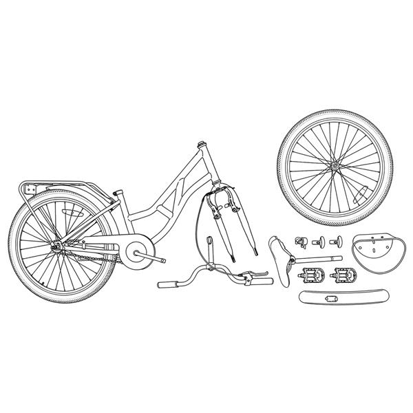 Grote foto vidaxl kinderfiets 20 inch voor 6 11 jaar oud lichtroze fietsen en brommers herenfietsen