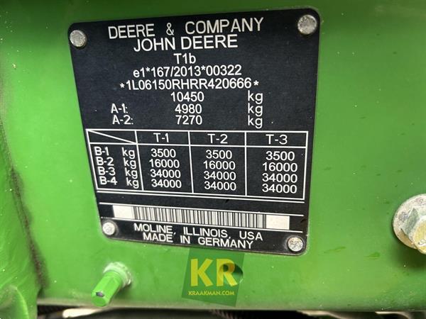Grote foto john deere 6r 150 688018 agrarisch tractoren