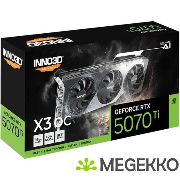 Grote foto inno3d geforce rtx 5070 ti x3 oc 16gb computers en software videokaarten