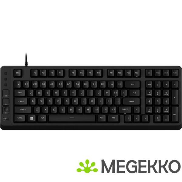 Grote foto hyperx eve 1800 us qwerty bedraad toetsenbord computers en software toetsenborden