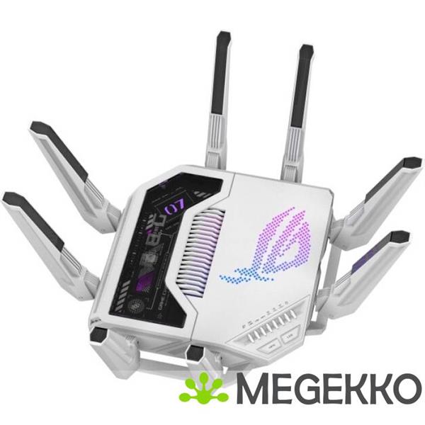 Grote foto asus rog rapture gt be19000ai draadloze router 10 gigabit ethernet tri band 2 4 ghz 5 ghz 6 ghz computers en software netwerkkaarten routers en switches