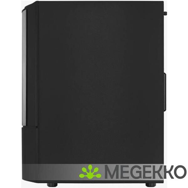 Grote foto aerocool quantum midi tower zwart computers en software behuizingen en kasten