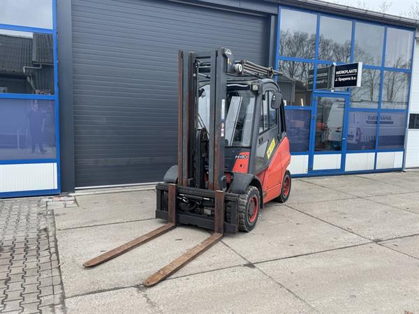 Grote foto linde h 40 triple sideshift agrarisch heftrucks