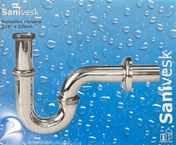 Grote foto sanivesk buissifon messing 5 4 x32mm doe het zelf en verbouw sanitair