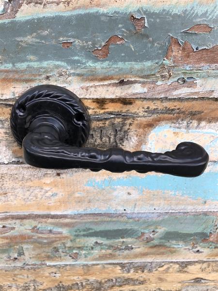 Grote foto deurbeslag set bb fancy black degelijke set. doe het zelf en verbouw materialen en producten