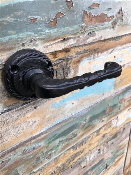 Grote foto deurbeslag set bb fancy black degelijke set. doe het zelf en verbouw materialen en producten