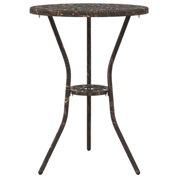 Grote foto vidaxl tuin bistro set 3 pcs brons aluminium tuin en terras tuinmeubelen