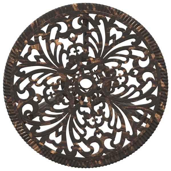 Grote foto vidaxl tuin bistro set 3 pcs brons aluminium tuin en terras tuinmeubelen