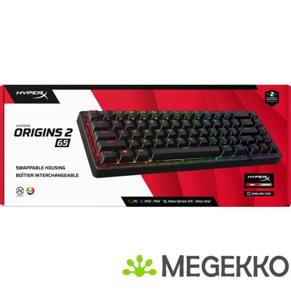 Grote foto hyperx origins 2 65 fr azerty bedraad toetsenbord computers en software toetsenborden