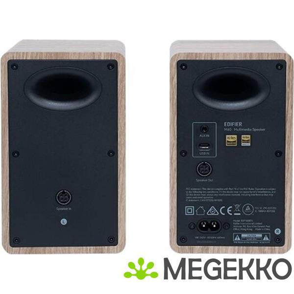 Grote foto edifier m60 zwart hout bedraad en draadloos 66 w computers en software overige computers en software