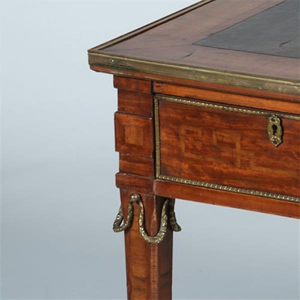 Grote foto frans bureau plat napoleon iii fraai brons en veel inlegwerk ca 1860 no.362925 antiek en kunst overige in antiek gebruiksvoorwerpen
