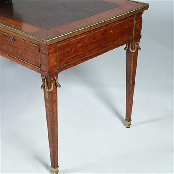 Grote foto frans bureau plat napoleon iii fraai brons en veel inlegwerk ca 1860 no.362925 antiek en kunst overige in antiek gebruiksvoorwerpen