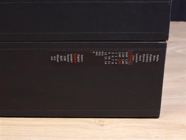 Grote foto esprit audio l esprit g9 high end audio speaker cables 2 5 metre audio tv en foto onderdelen en accessoires