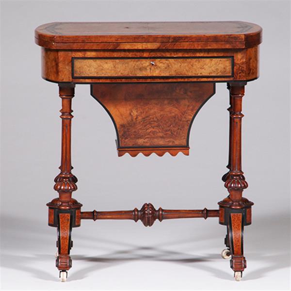 Grote foto victoriaanse speeltafel schaaktafel wortelnoten en ebben ca 1870 no.342020 antiek en kunst stoelen en banken