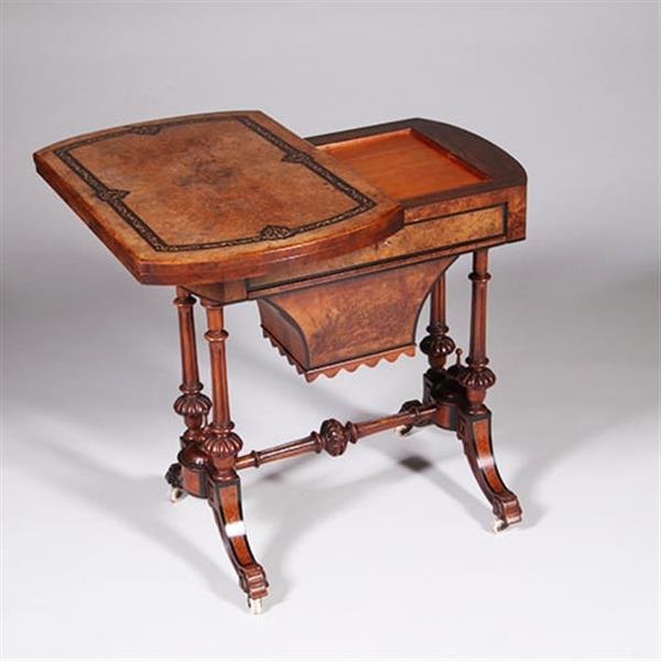 Grote foto victoriaanse speeltafel schaaktafel wortelnoten en ebben ca 1870 no.342020 antiek en kunst stoelen en banken