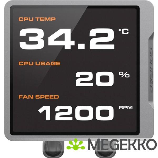 Grote foto cougar gaming poseidon vistek pro argb 360 zwart computers en software overige computers en software