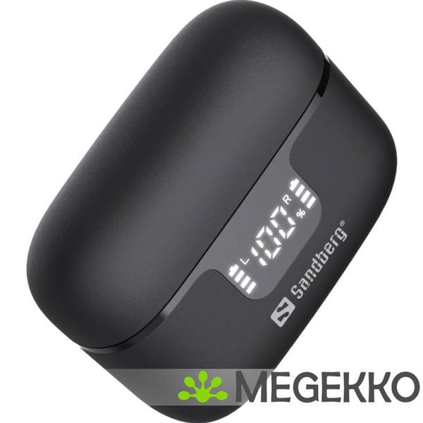 Grote foto sandberg 126 52 in ear draadloos zwart audio tv en foto koptelefoons