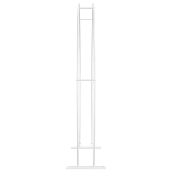 Grote foto vidaxl trouwboog wit 223 x 45 x 201 cm staal tuin en terras overige tuin en terras