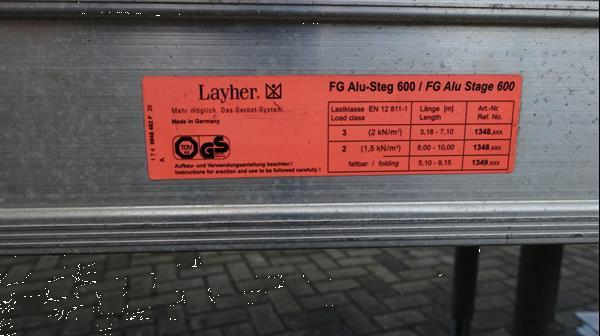 Grote foto aluminium loopbrug 480 cm doe het zelf en verbouw onderdelen en accessoires